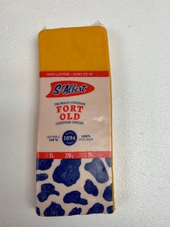 ST ALBERT OLD YELLOW CHEDDAR CHEESE PER KG