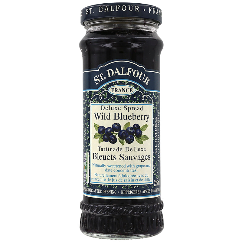 ST DALFOUR BLUEBERRY SPREAD 225ML