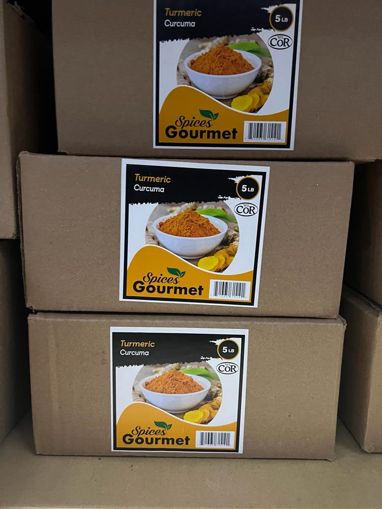 SPICES GOURMET TURMERIC 5LB