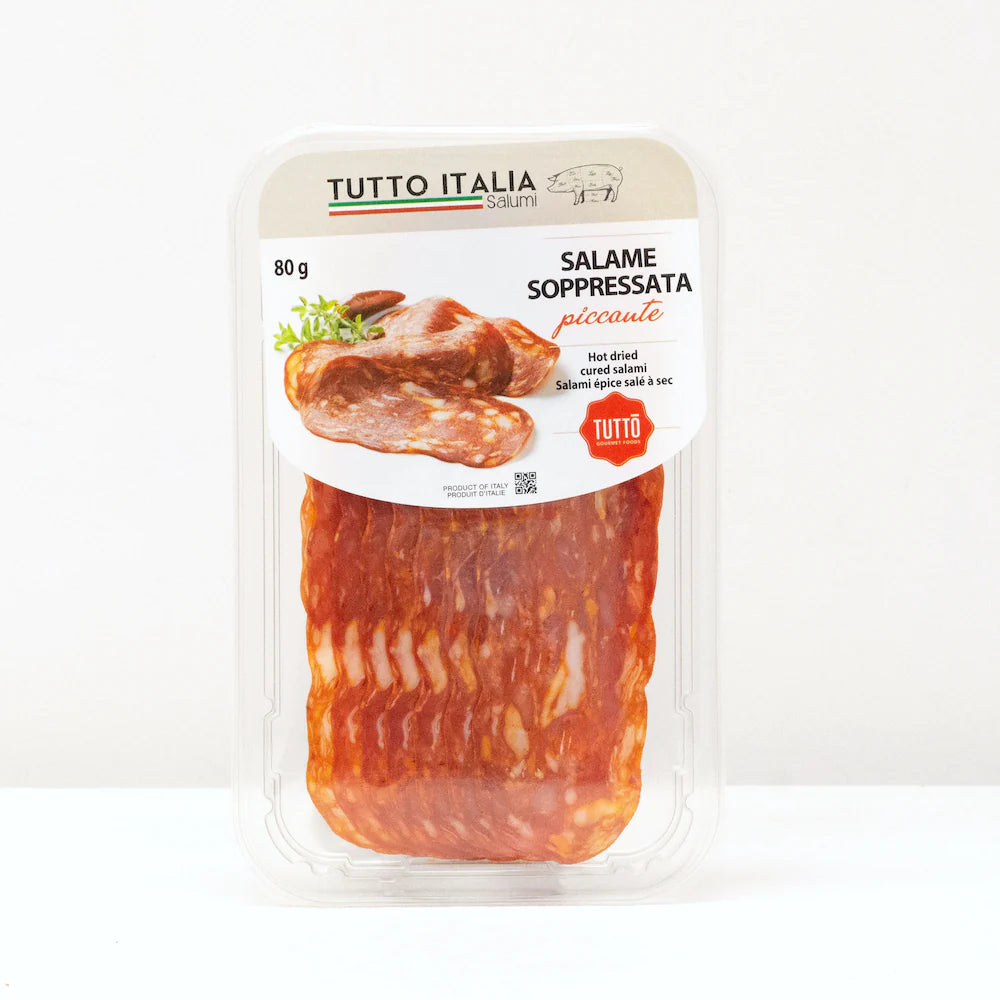 TUTTO ITALIA SLICED SOPPRESSATA PICCANTE 80GR