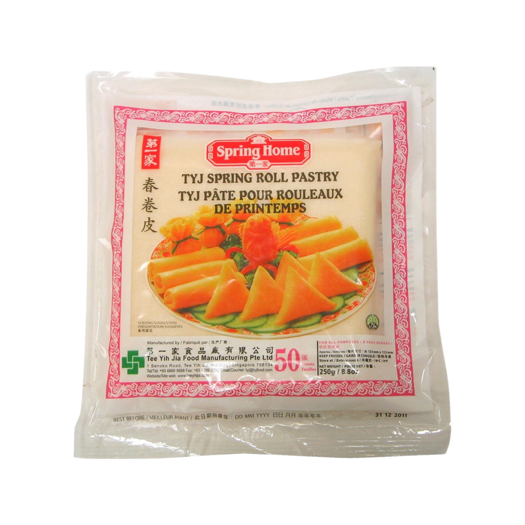 TYJ 6" SPRING ROLL WRAPPERS 50EA 40X400GR