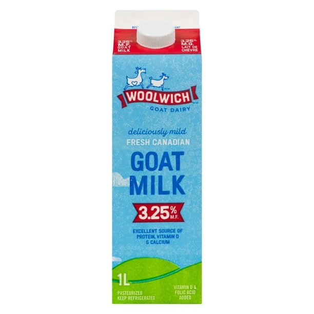 WOOLWICH 3.25% GOAT MILK 1L