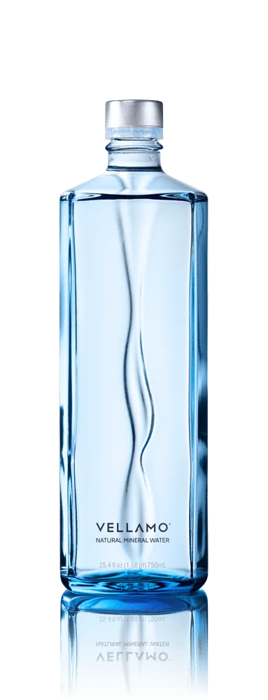 VELLAMO NATURAL SPARKILING MINERAL WATER 12X750ML