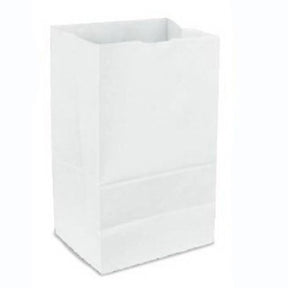 12LB WHITE PAPER BAGS 500EA Default Title