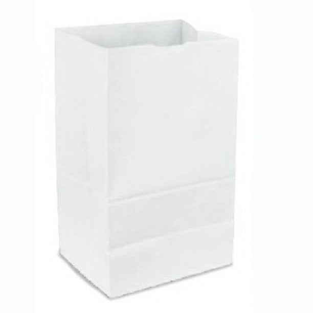 12LB WHITE PAPER BAGS 500EA Default Title