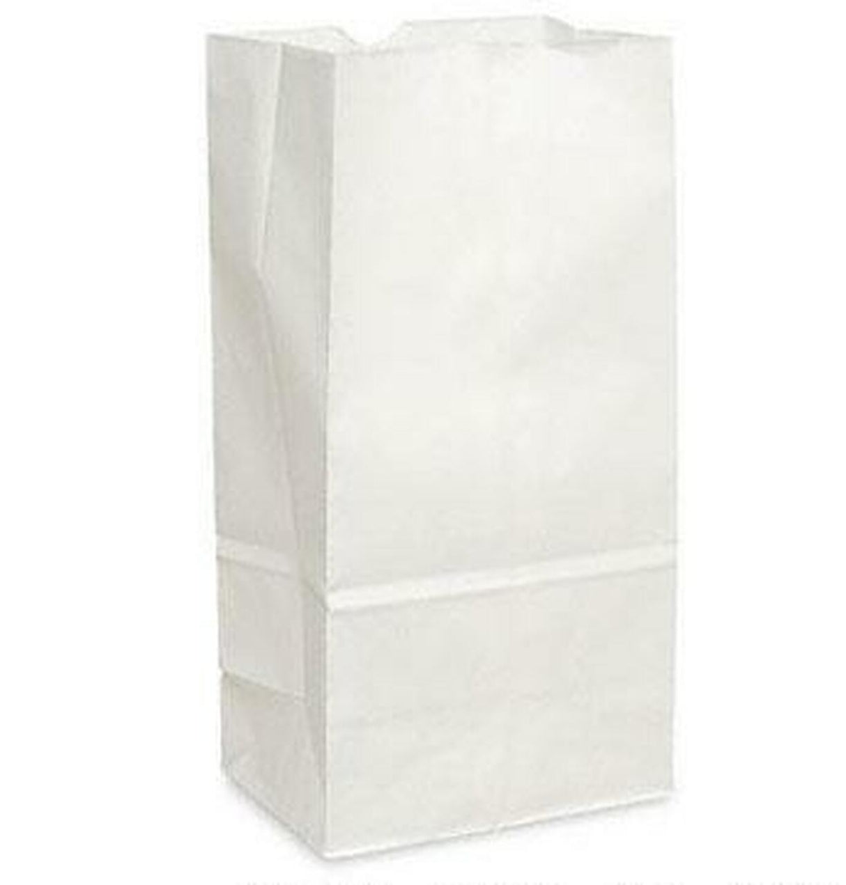 20LB WHITE PAPER BAGS 500EA Default Title