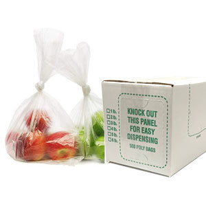 2LB POLY BAGS 4X2X10 500EA