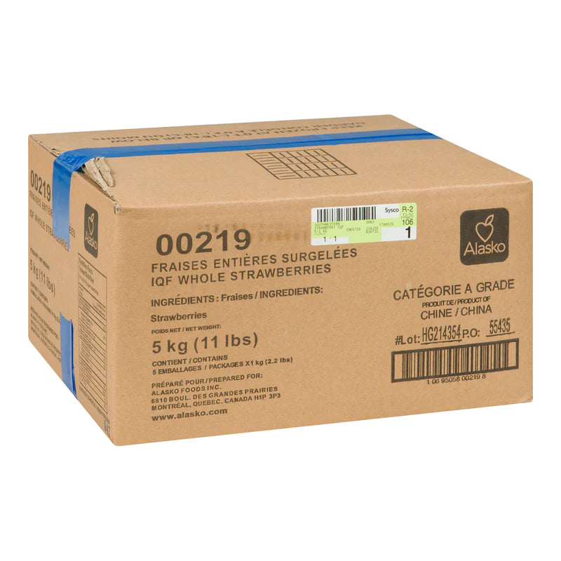 ALASKO STRAWBERRIES 5X1KG
