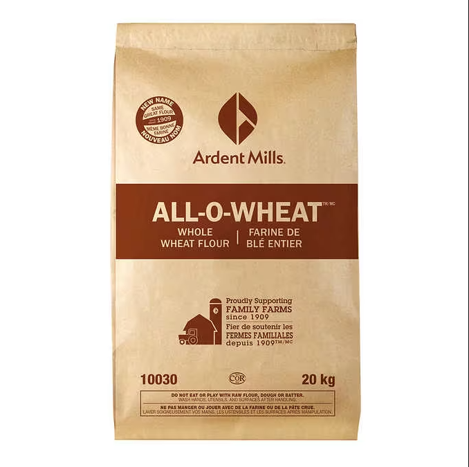 ARDENT MILLS AOW WHOLE WHEAT FLOUR 20KG – Mia Food Service