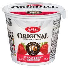 ASTRO ORIGINAL STRAWBERRY YOGURT 175GR