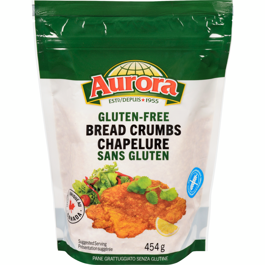 AURORA GLUTEN FREE BREAD CRUMBS 454GR