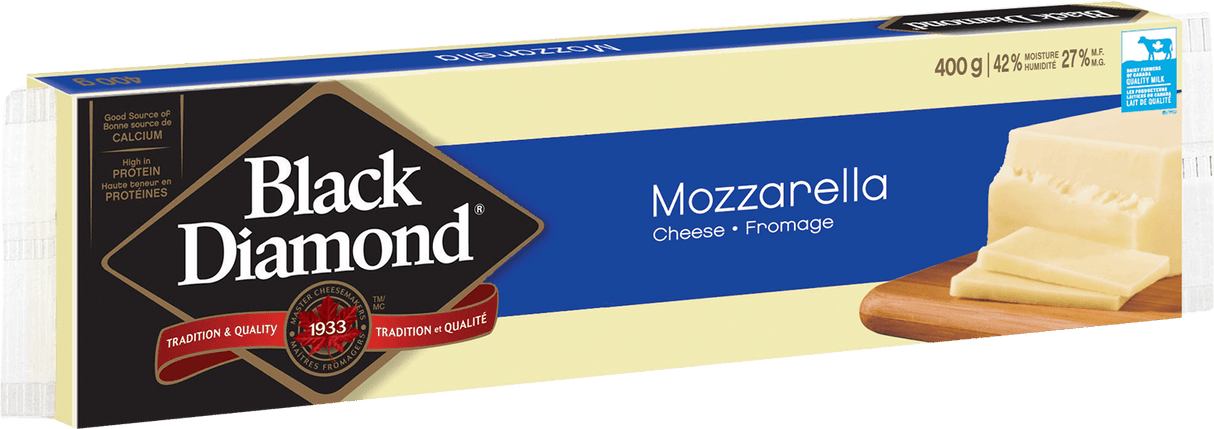 BLACK DIAMOND MOZZARELLA CHEESE 400GR