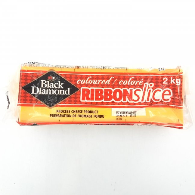 BLACK DIAMOND RIBBON SLICE YELLOW CHEESE 2KG