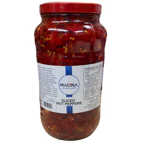 MACINA BOMBA SLICED HOT PEPPERS 3.1KG