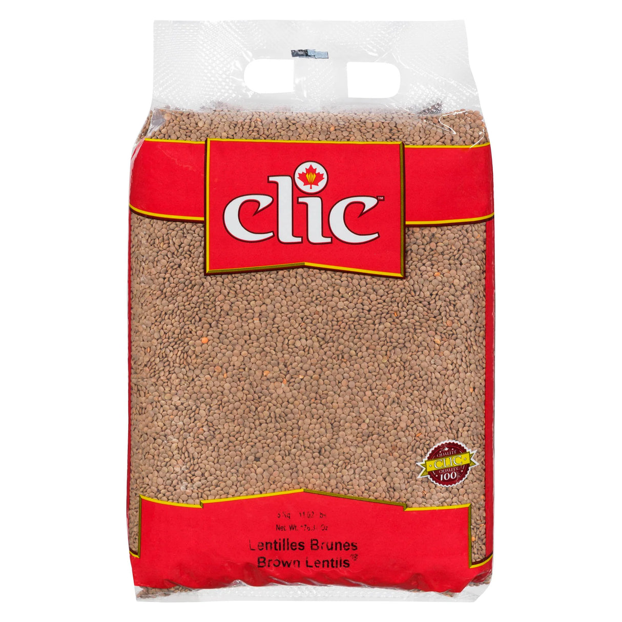CLIC BROWN LENTILS 5KG