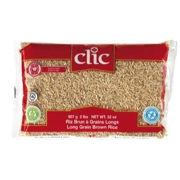 CLIC BROWN RICE LONG GRAIN 12X2LB