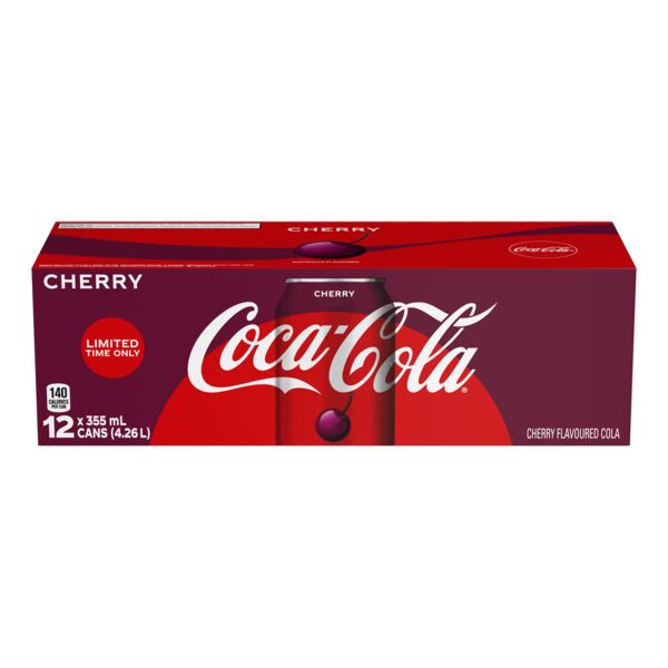 COKE CHERRY CANS 12X355ML