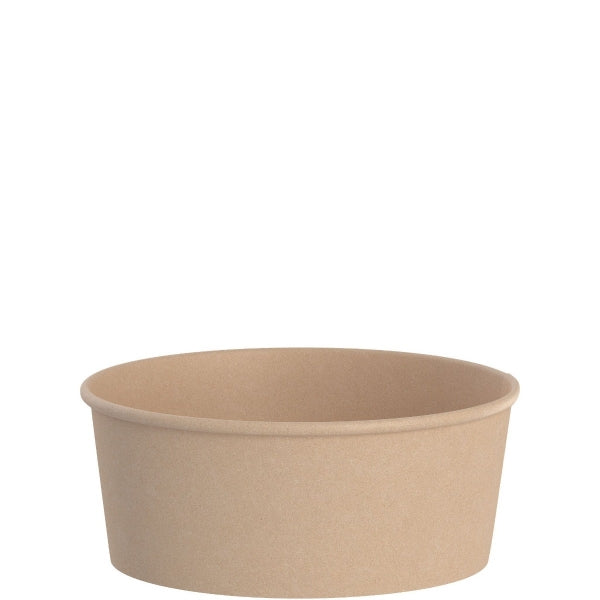 DART 24OZ SQUAT KRAFT PAPER FOOD CONTAINERS 6X50EA