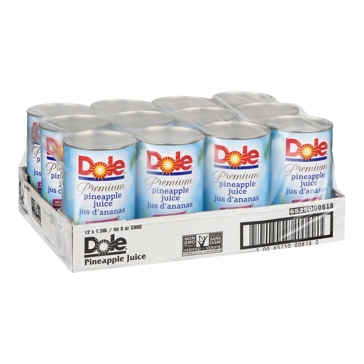 DOLE PINEAPPLE JUICE 12X1.36L