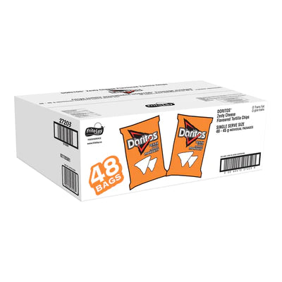 DORITOS ZESTY CHEESE CHIPS 48X45GR