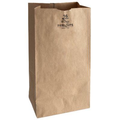 DUBL LIFE 16LB BROWN BAGS 500EA