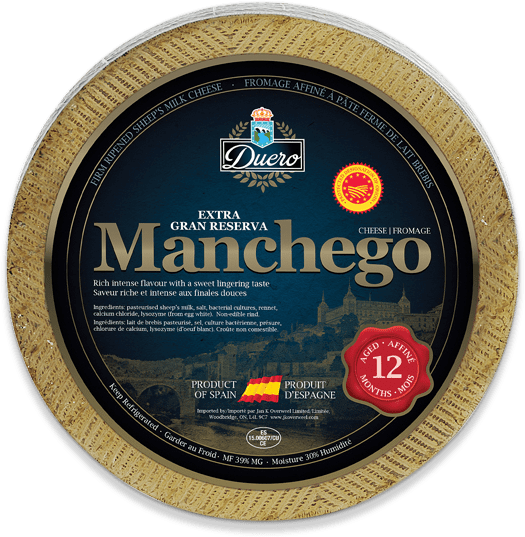 DUERO RESERVA MANCHEGO CHEESE 12 MONTH PER KG