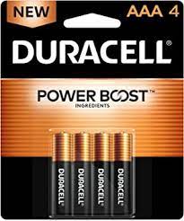DURACELL AAA BATTERIES 4EA