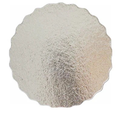 ENJAY 10" ROUND SILVER SCALLOPED CAKE BOARDS 100EA