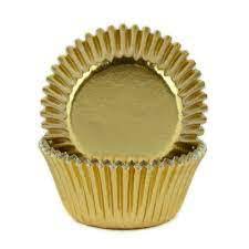 ENJAY GOLD BRITE FOIL BAKING CUPS 500EA