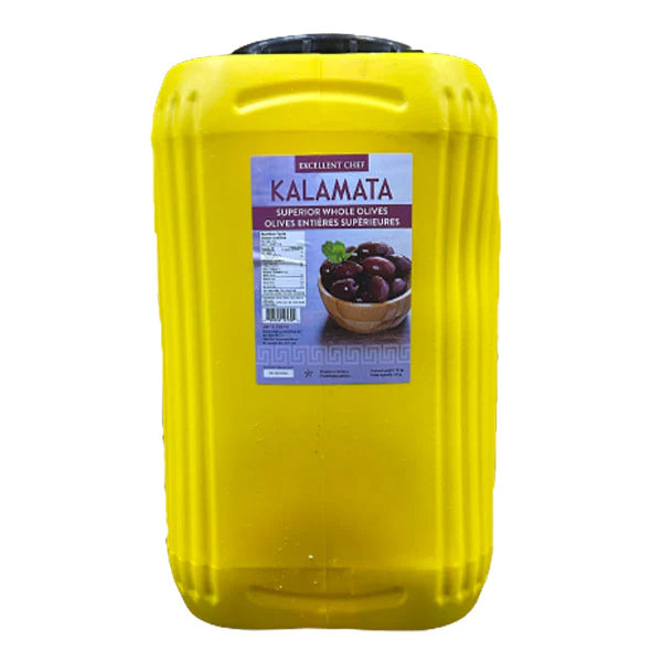 EXCELLENT CHEF WHOLE KALAMATA OLIVES SUPERIOR 12KG