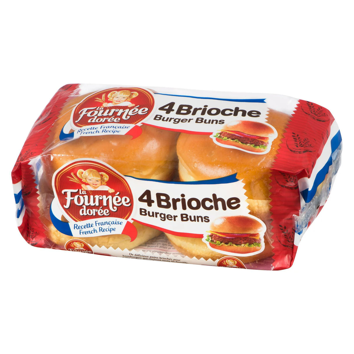 FOURNEE BRIOCHE BURGER BUNS 200GR
