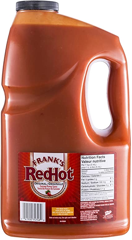 FRANKS RED HOT SAUCE 3.78L