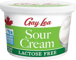 GAY LEA LACTOSE FREE SOUR CREAM 450ML