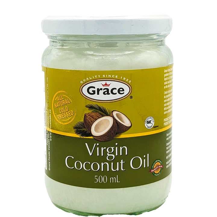 GRACE VIRGIN COCONUT OIL 6X500ML