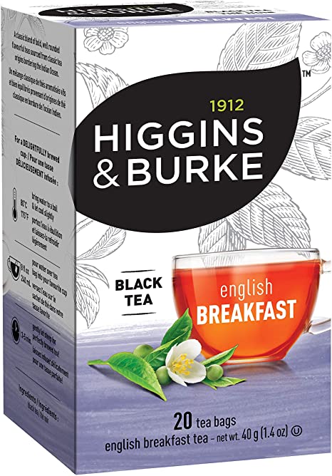 HIGGINS & BURKE ENGLISH BREAKFAST 6X20EA