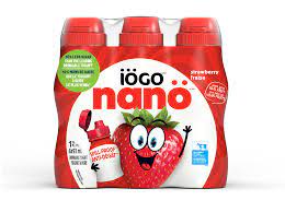 IOGO NANO STRAWBERRY YOGURT 6X93ML