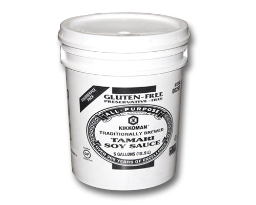 KIKKOMAN GLUTEN FREE TAMARI SOY SAUCE BIG BULK PAIL 20L (18.9L)