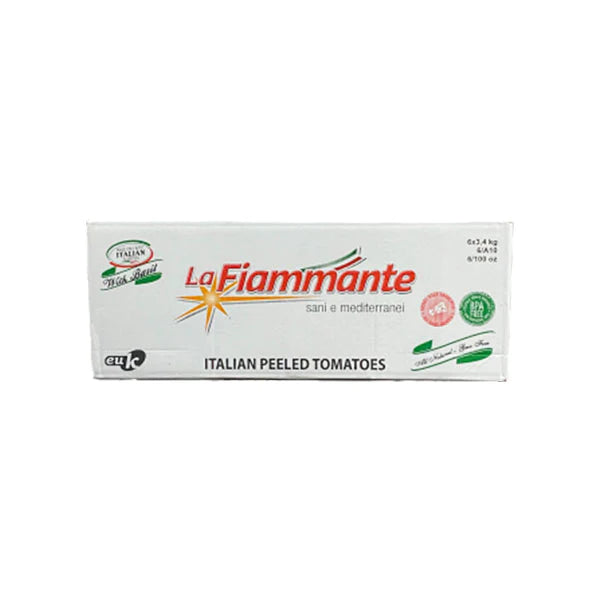LA FIAMMANTE WHOLE PEELED TOMATOES 6X100OZ