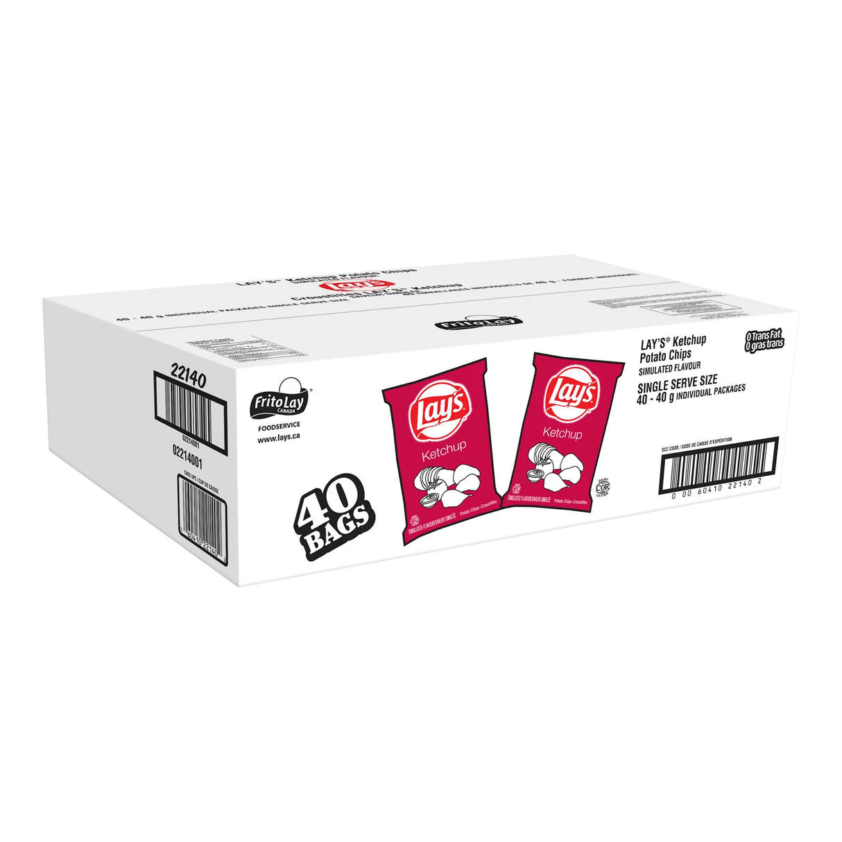 LAYS KETCHUP CHIPS 40X40GR