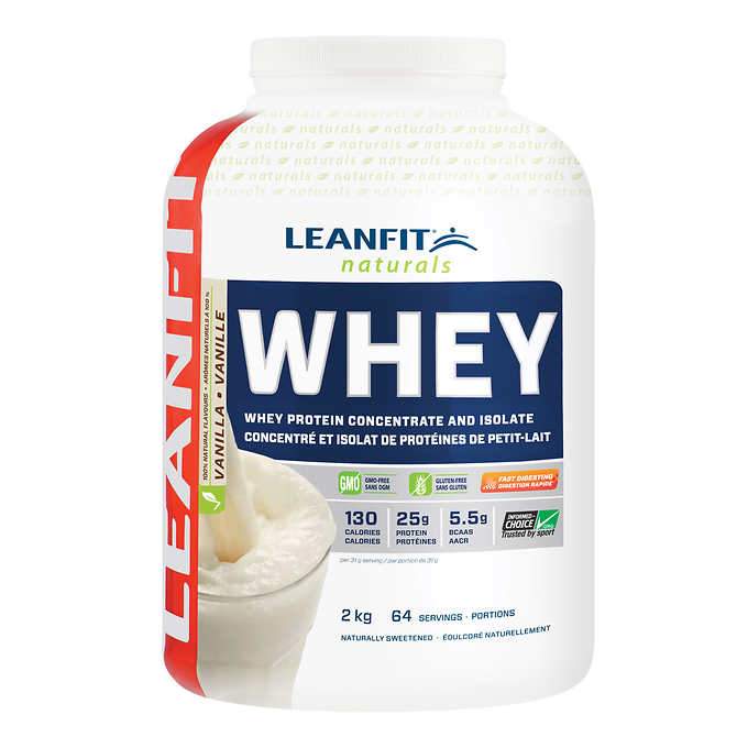 LEANFIT NATURAL WHEY VANILLA 2KG Default Title