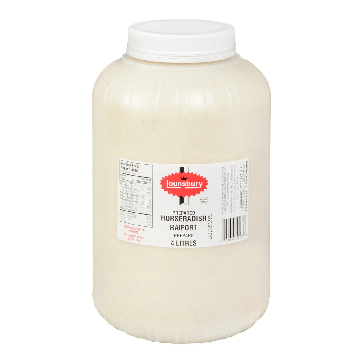 LOUNSBURY HORSERADISH 4L