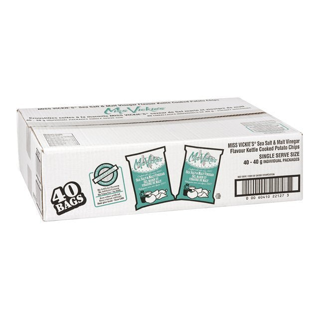 MISS VICKIES SALT & VINEGAR CHIPS 40X40GR