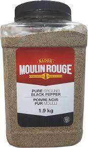 MOULIN ROUGE BLACK PEPPER GROUND 1.9KG