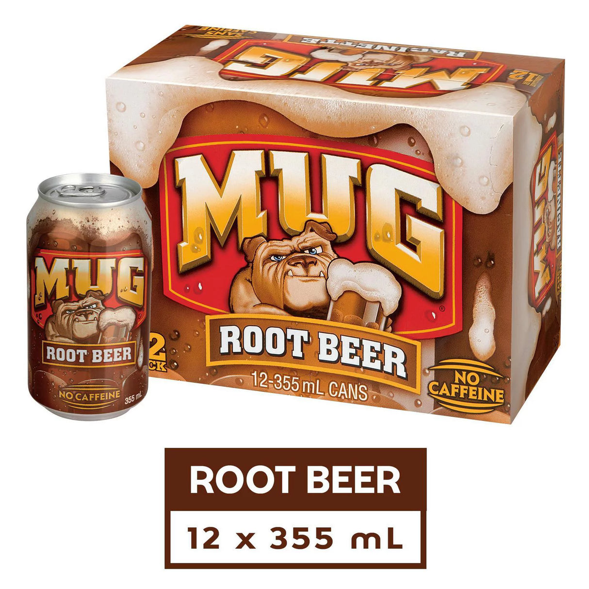 MUG ROOTBEER CANS 12X355ML