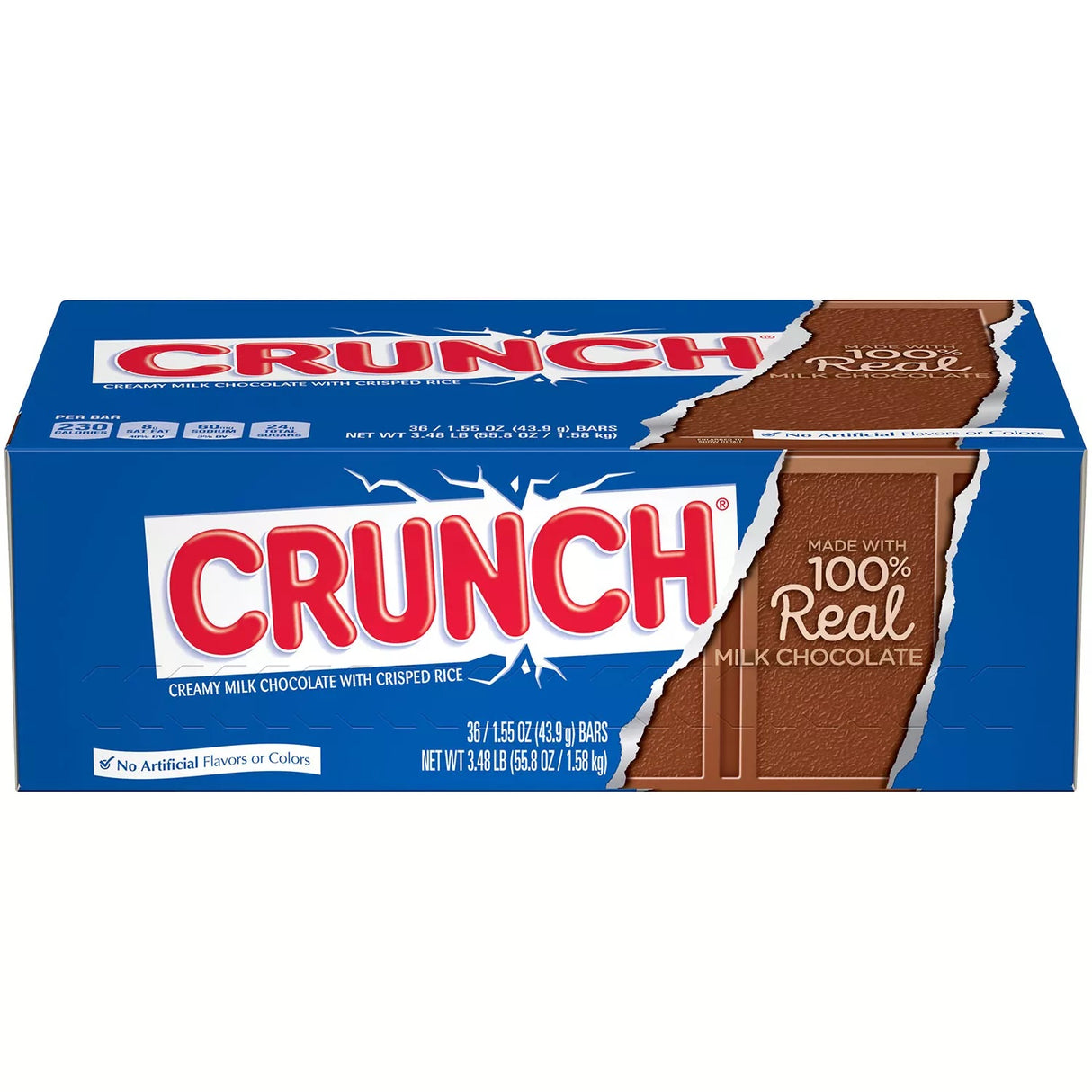 NESTLE CRUNCH REGULAR CHOCOLATE BARS 36X44GR