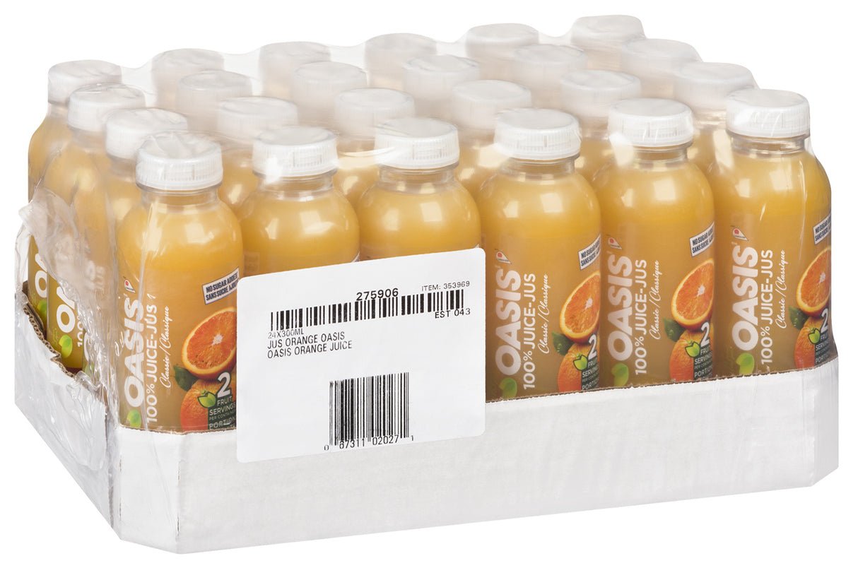 OASIS ORANGE JUICE 24X300ML