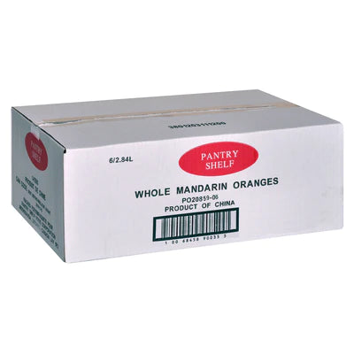 PANTRY SHELF WHOLE MANDARIN ORANGES 6X100OZ