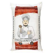 EXCELLENT CHEF PARBOILED RICE 20KG