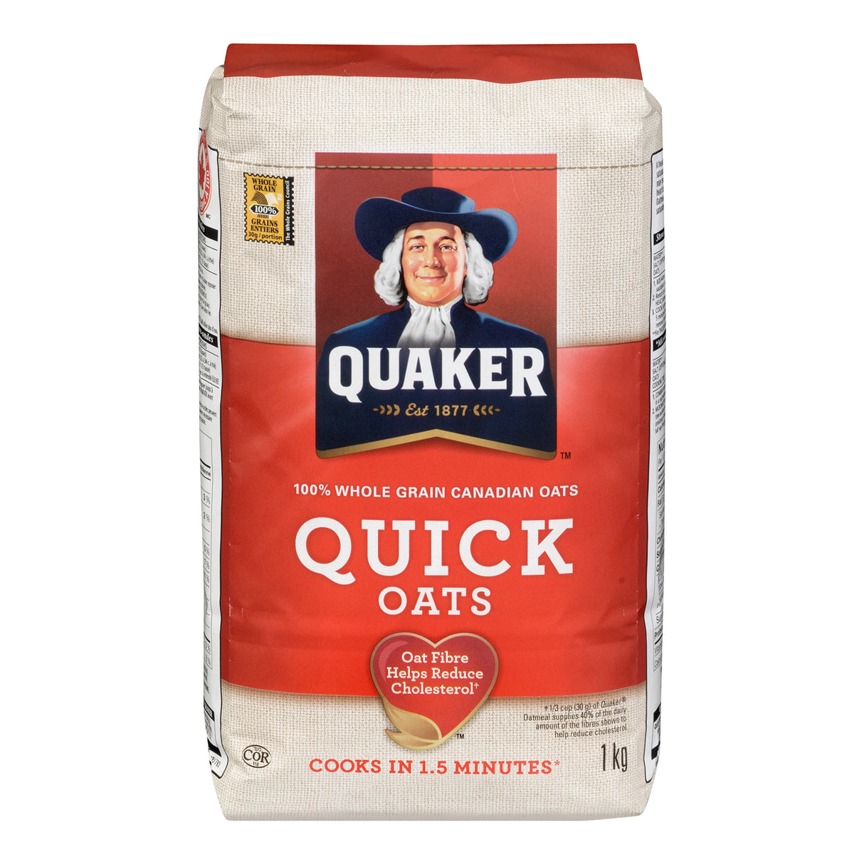 QUAKER QUICK OATS 1KG