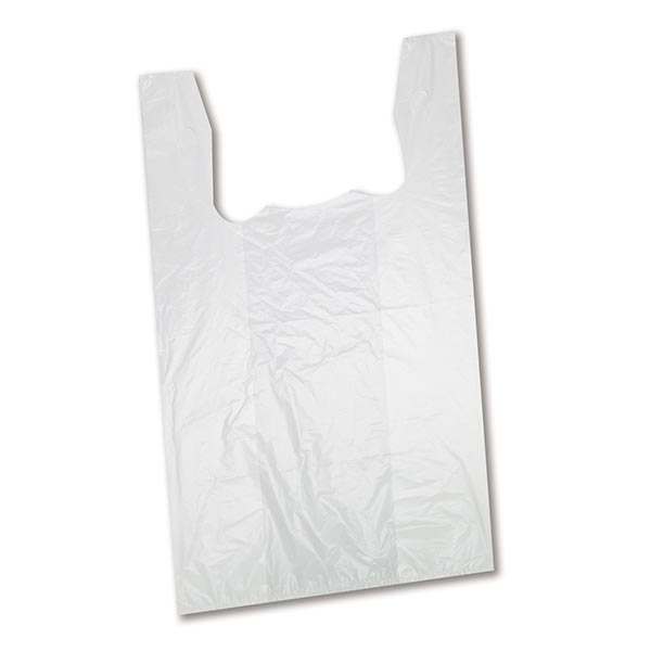 S5 WHITE HEAVY DUTY SHOPPING BAGS 12X7X23 1000EA